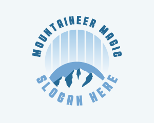 Outdoor Mountain Summit logo design