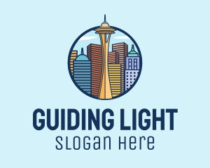 Seattle Space Needle logo design