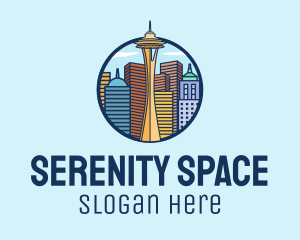 Seattle Space Needle logo design