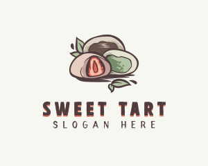 Sweet Mochi Dessert logo design