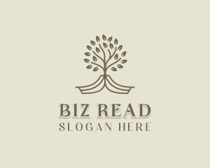 Book Tree Learning logo design