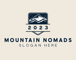 Alpine Mountain Hiking logo design