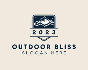 Alpine Mountain Hiking logo design