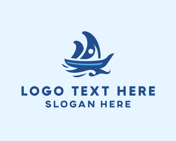 Travel Sailor Boat  logo