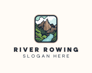 Mountain River Valley  logo design