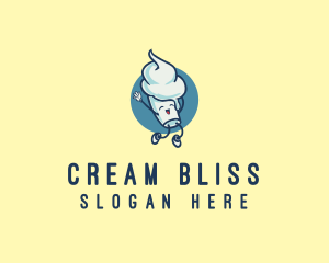 Ice Cream Sundae logo design