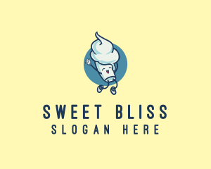 Ice Cream Sundae logo design