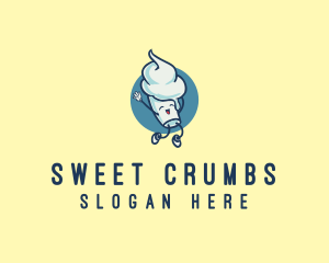 Ice Cream Sundae logo design