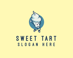 Ice Cream Sundae logo design