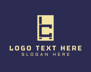 Modern Chair Letter C logo