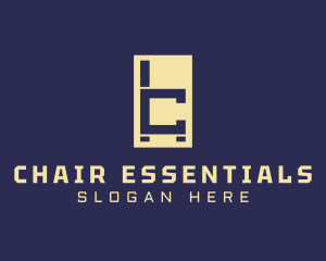 Modern Chair Letter C logo