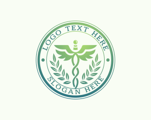 Prescription - Clinic Hospital Caduceus logo design