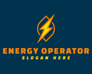 Thunderbolt Energy Power logo design