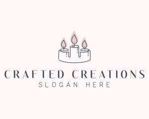 Wax Candle Maker logo design