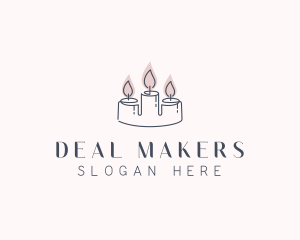 Wax Candle Maker logo design