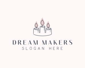 Wax Candle Maker logo design