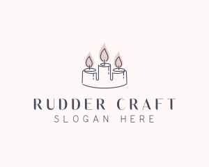 Wax Candle Maker logo design