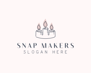 Wax Candle Maker logo design