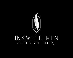 Writing Quill Pen logo design