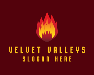 Mountain Fire Pit logo design