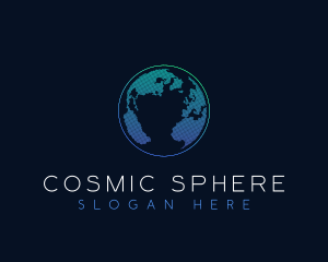 Globe Sphere Planet logo design