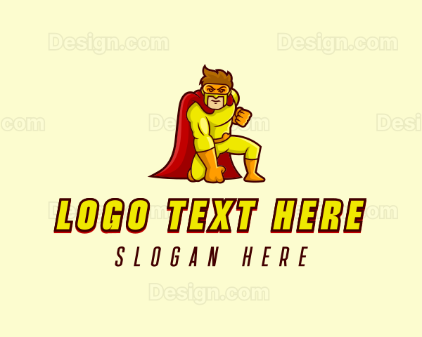 Comic Superhero Costume Logo