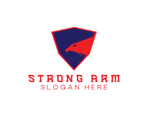 Strong Shield Eagle logo design