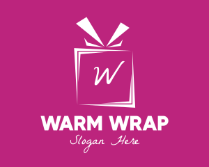 Gift Ribbon Lettermark logo design