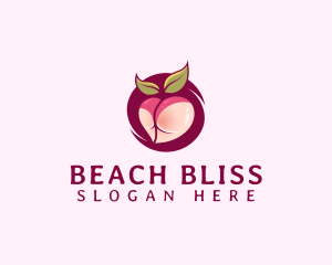 Seductive Lingerie Peach logo design