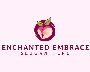 Seductive Lingerie Peach logo design