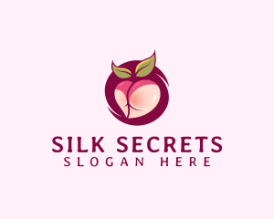 Seductive Lingerie Peach logo design