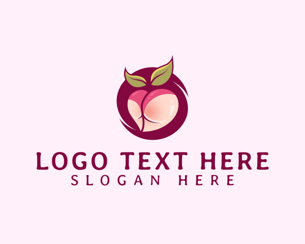 Peach logo example 2