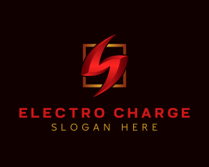 Electric Lightning Power logo design