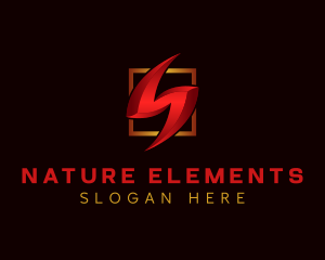 Electric Lightning Power logo design