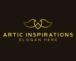 Wings Angel Holistic logo design