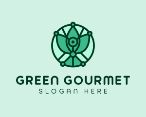 Eco Leaf Vegetarian logo