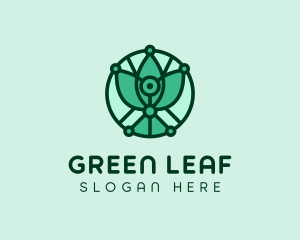 Eco Leaf Vegetarian logo