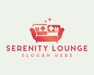 Sofa Couch Furniture logo design