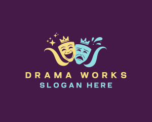 Creative Theatre Mask logo design