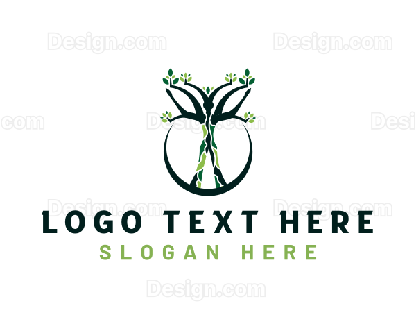 Human Tree Nature Logo