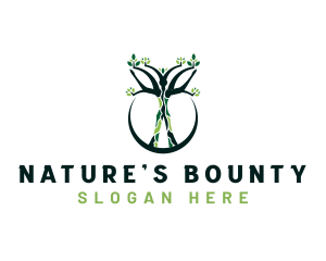 Human Tree Nature logo design