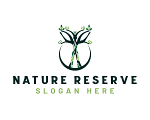 Human Tree Nature logo design