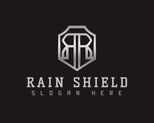 Security Shield Letter R logo design