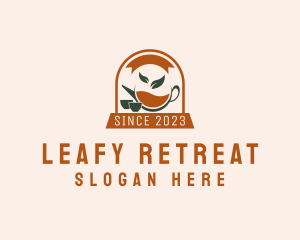 Leaf Tea Cafe logo design