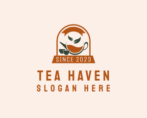 Leaf Tea Cafe logo design