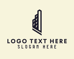 Hotel - Abstract Hotel Building logo design