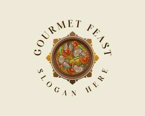 Filipino Gourmet Food logo design