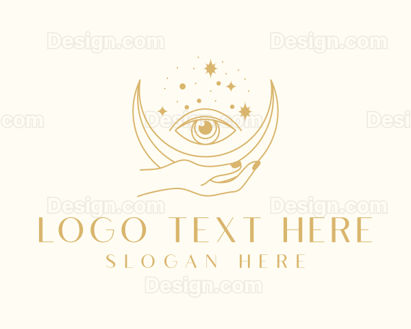 Crescent Moon Eye Logo