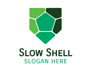 Turtle Shell Shield logo design