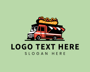 Hotdog Sandwich Truck logo